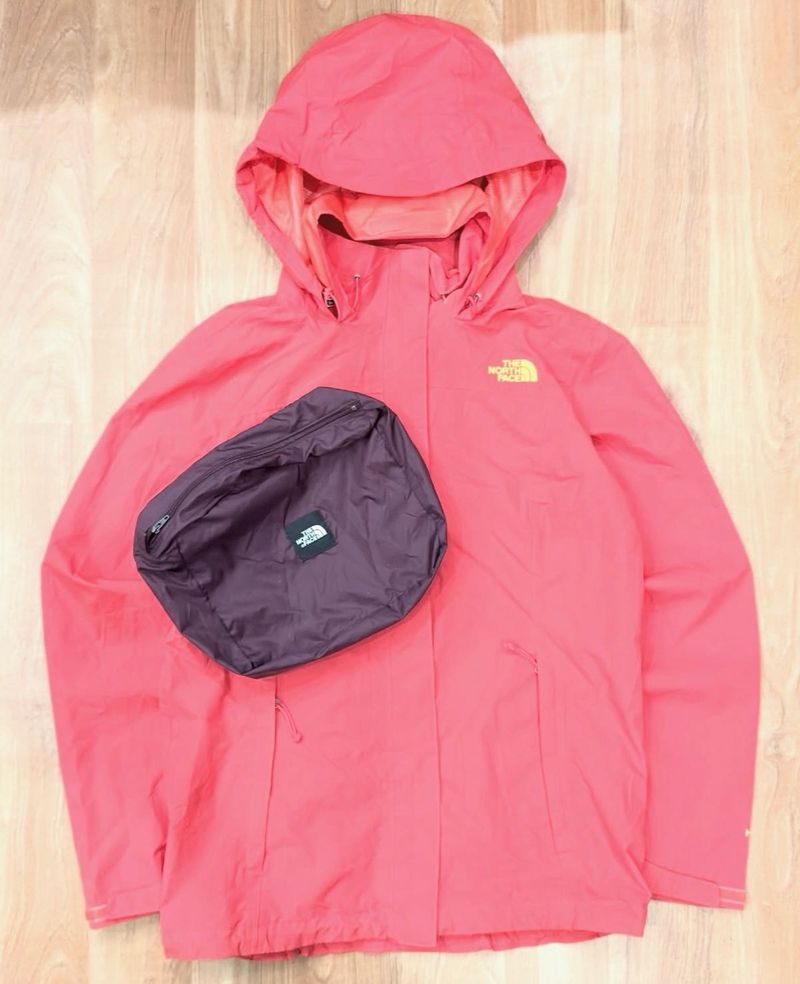 The North Face Pink Rain Jacket