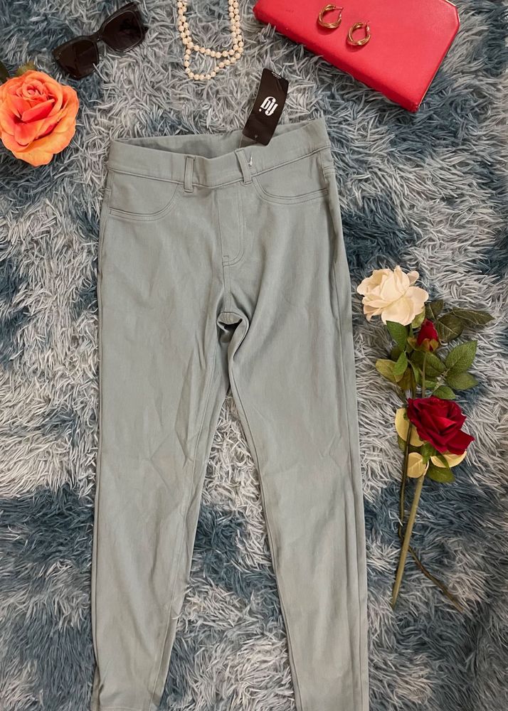 Stylish Grey Jeggings
