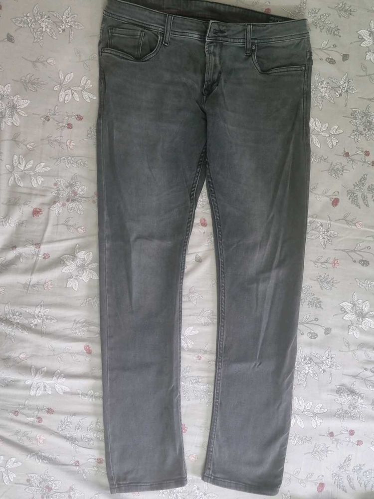 Gray Denim Jeans