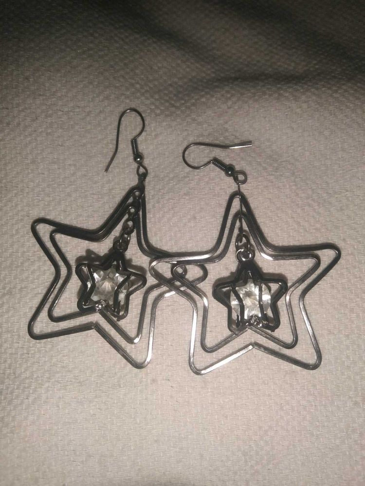 Star Drop Earrings