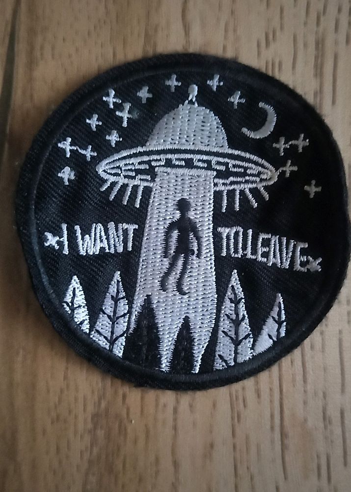 Iron on Applique- &#34;*I Want To Leave*&#34; Design