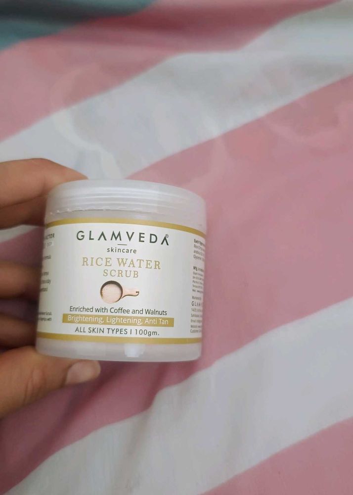 Glamveda Rice Body Scrub