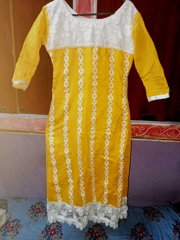 Yellow Kurti