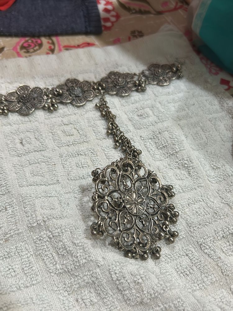 Beautiful Oxidised Hath Phool