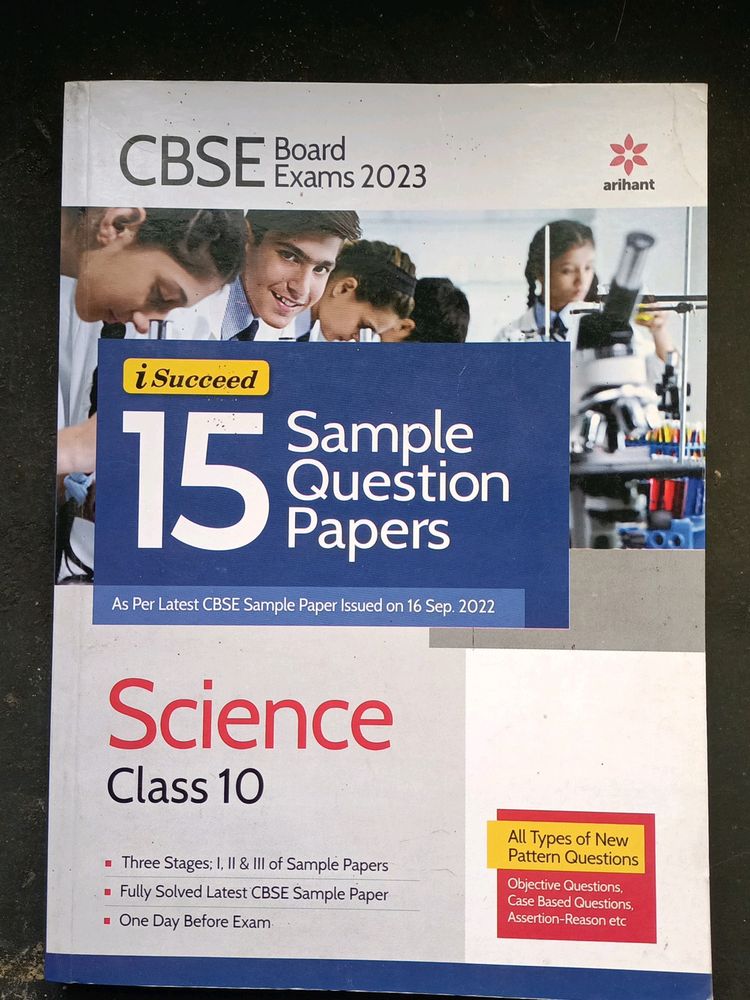 CBSE BOARD EXAM SCIENCE SAMPLE PAPERS FOR CLASS 10