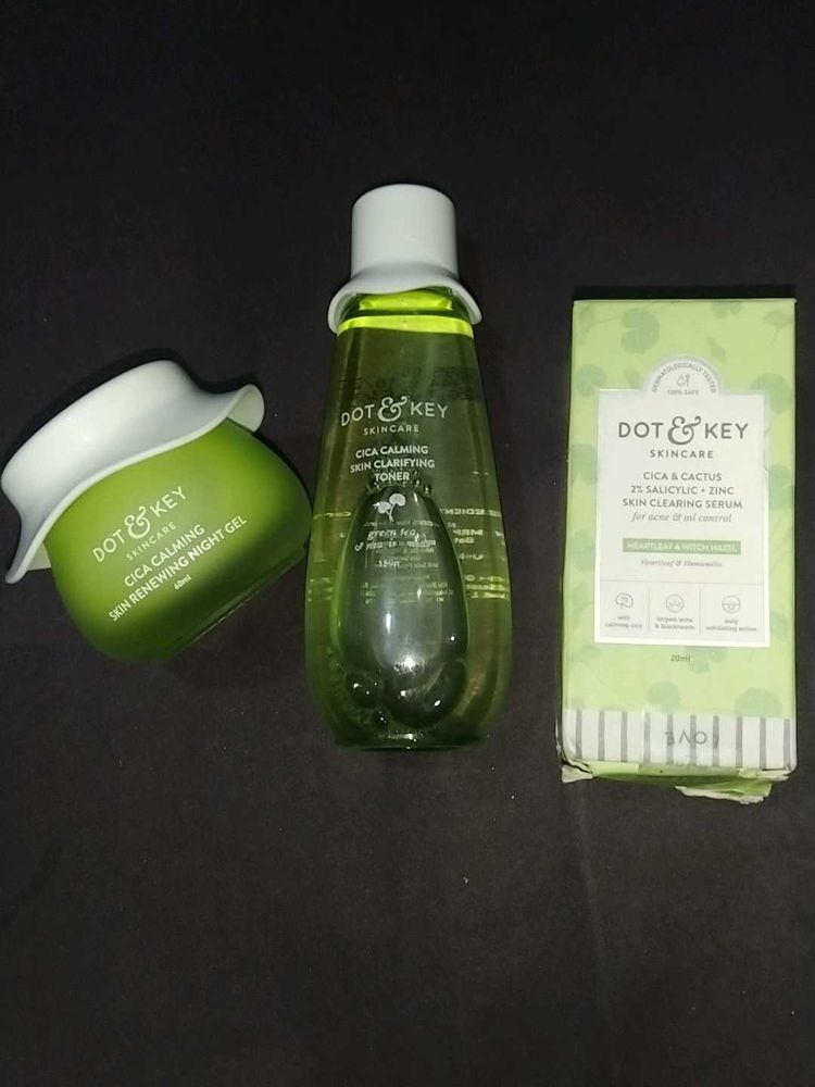Dot &amp; Key Night Gel, Toner, Serum