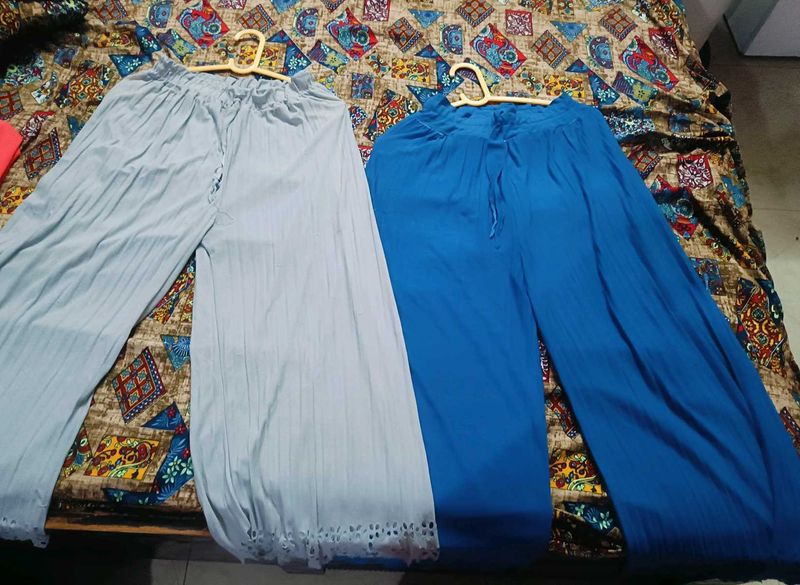 Two Palazzo Pants Set - Comfortable &amp; Style