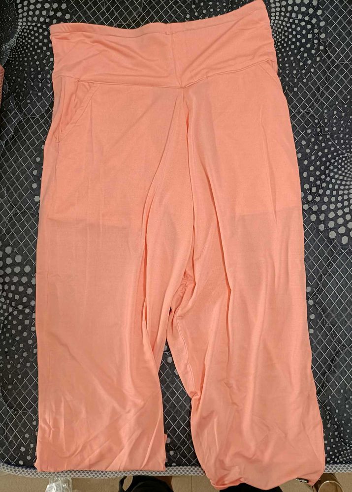 Pink Daily Wear Comfy Trouser For Women
