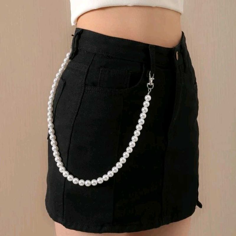 Pearl waist belt Chain