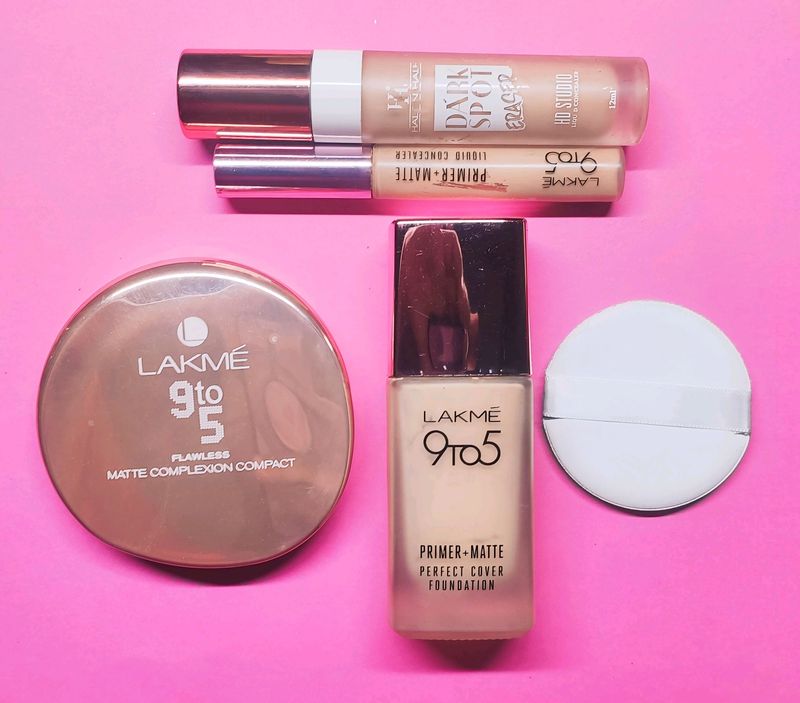 Lakme Foundation,conceler,Compact, Face Puff