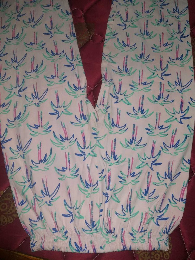 Printed Casual Pants
