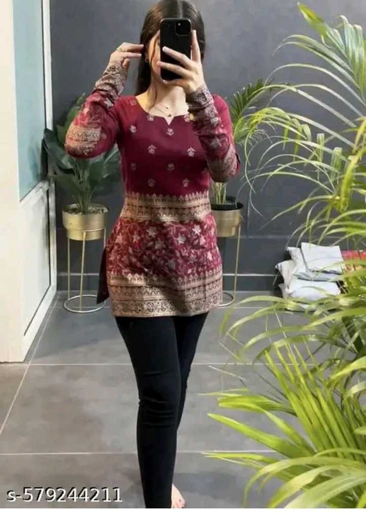 long sleeve short kurti 💓