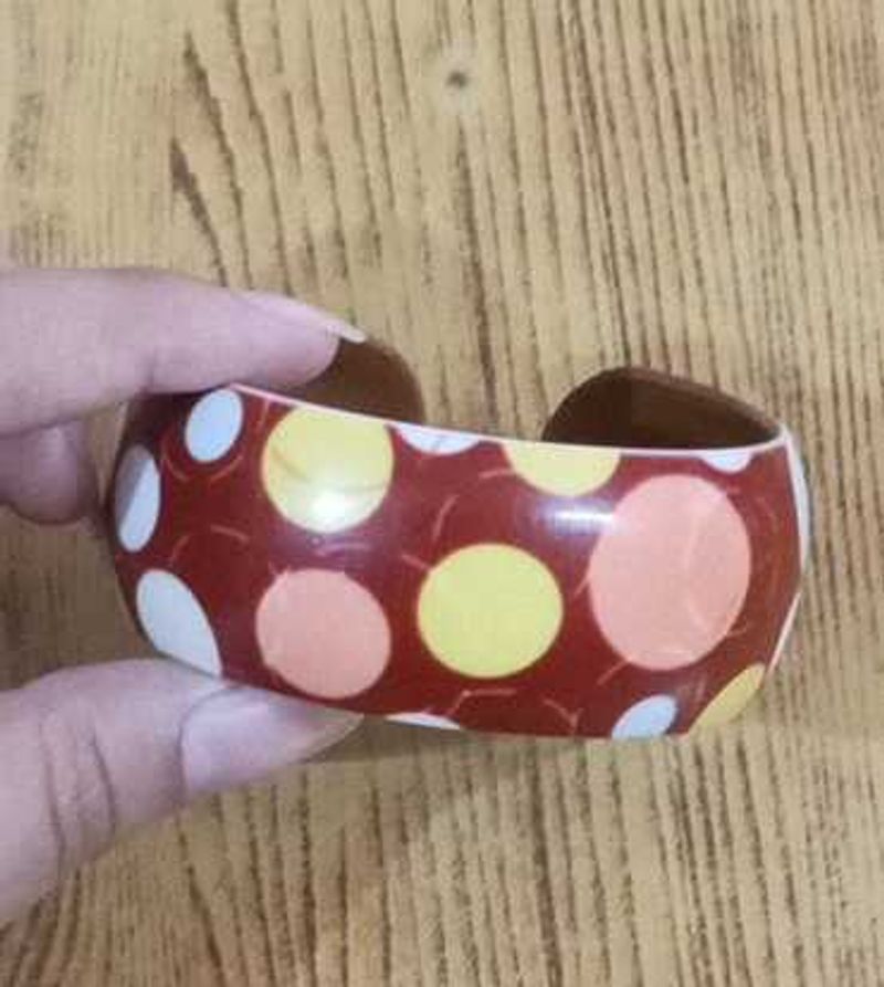Polka Dot Bangle Bracelet