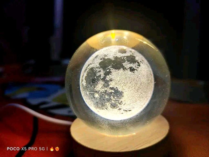 Lunar Crystal Ball Night Light