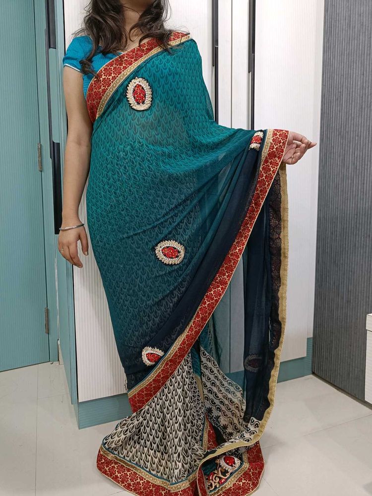 Double Shade Saree For Women 🤌🏻😍