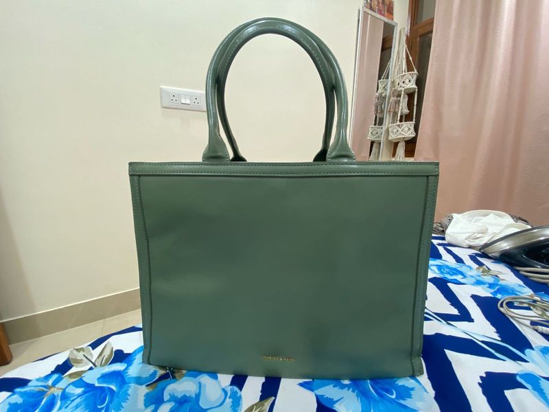 Charles &amp; Keith Olive Tote