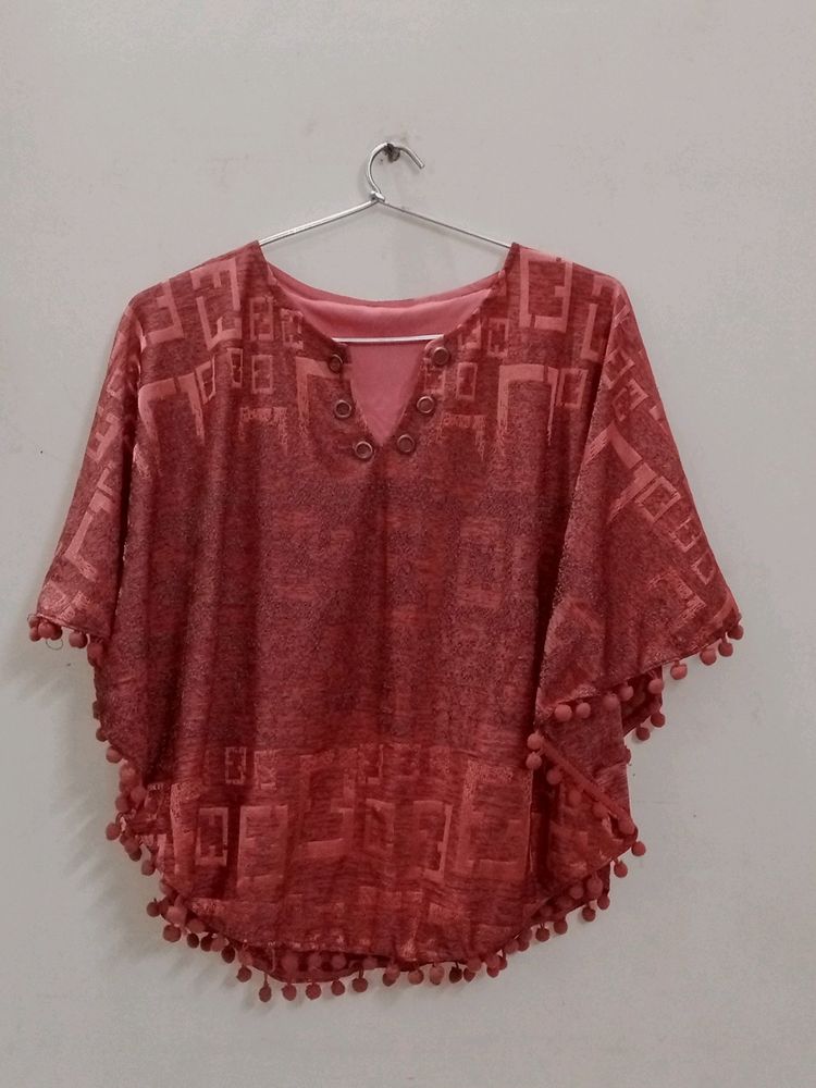 Textured Cape Top