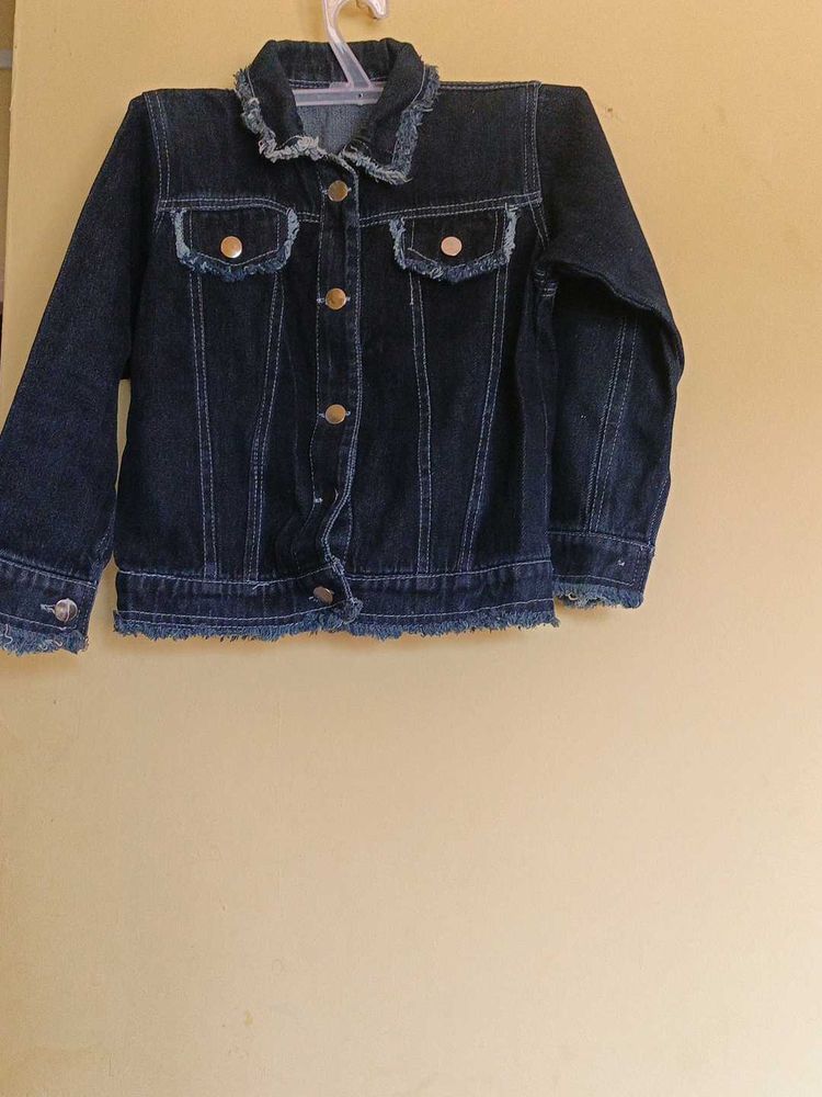 Frayed Denim Jacket