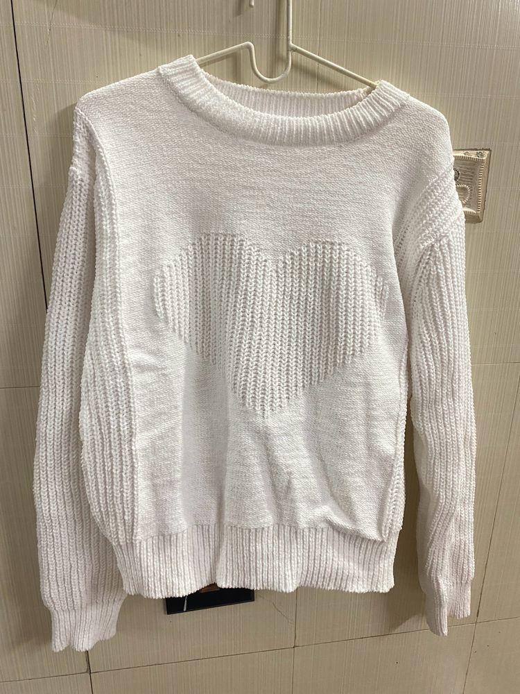 ZARA White Sweater