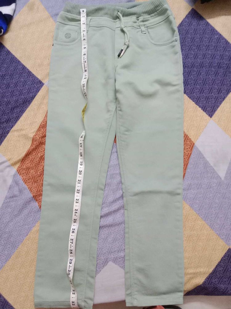 Boys olive Green Casual Pants