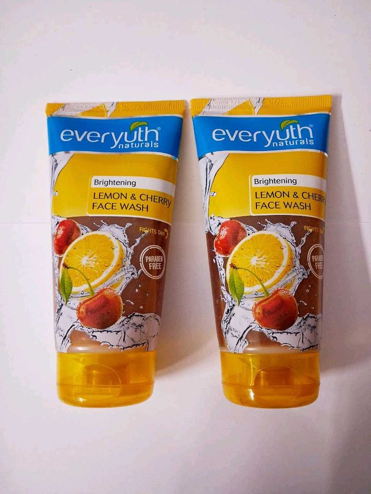 Everyuth Lemon And Cherry Face Wash 150g Pack Of 2