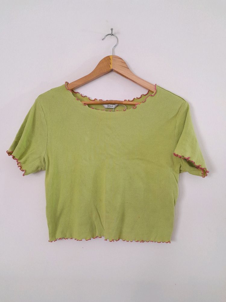 Light Green Casual Top (Women&#39;s)