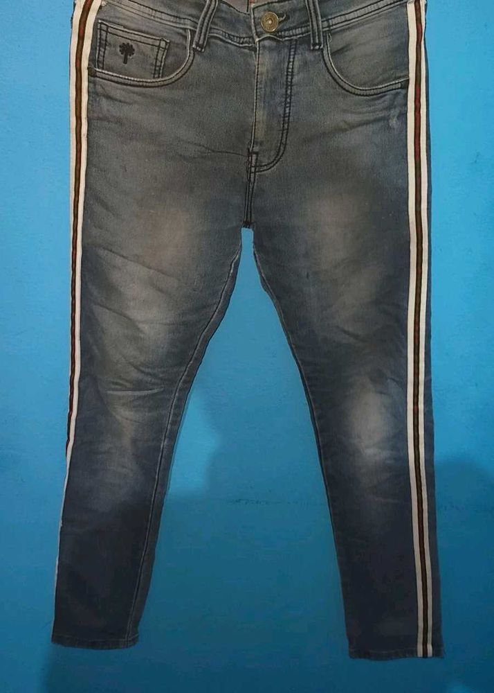 Stylish Striped Jeans