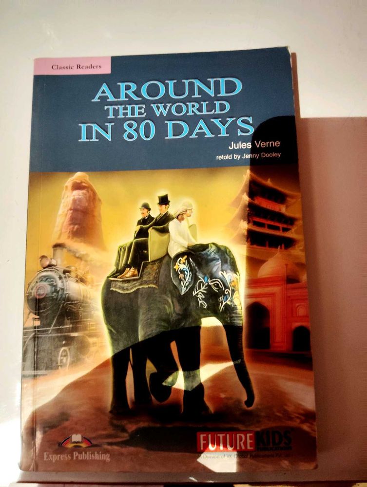 Around The World In 80 Days Book Classic Readers.