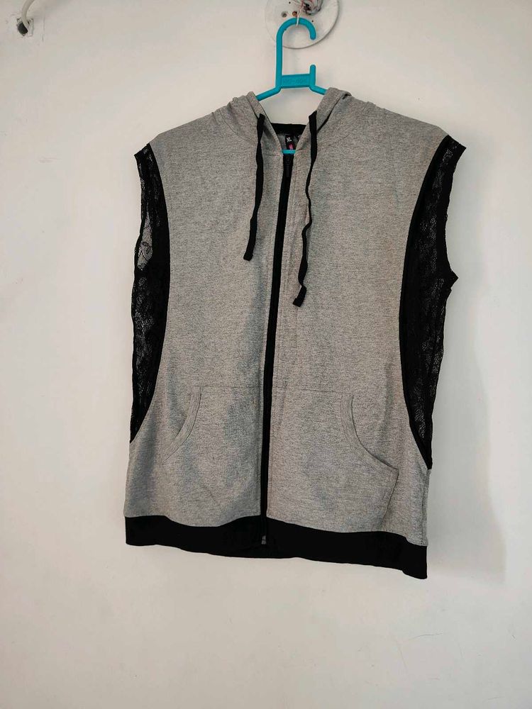 Hoodie for Gym sleeveless