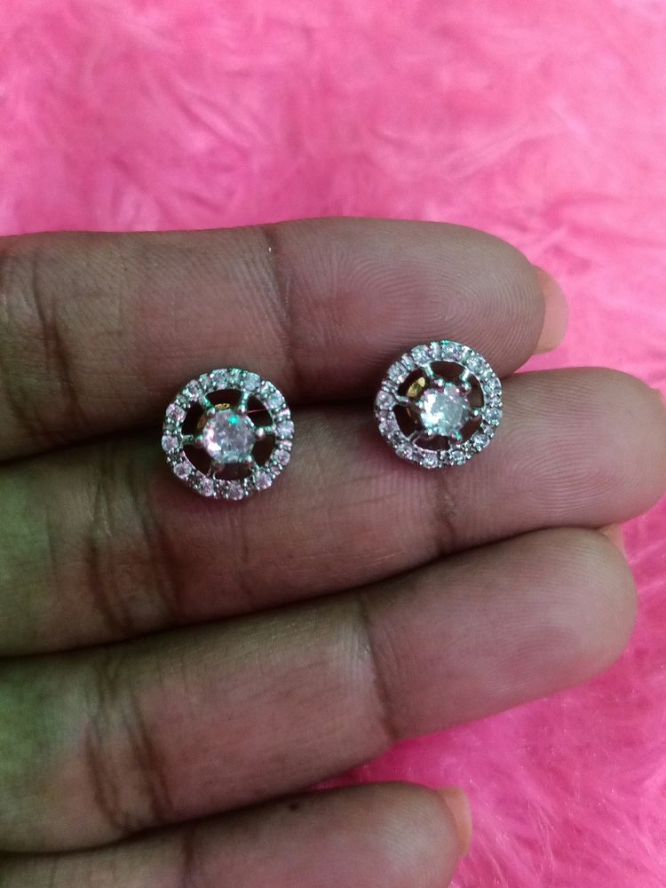 AD Stone Earrings