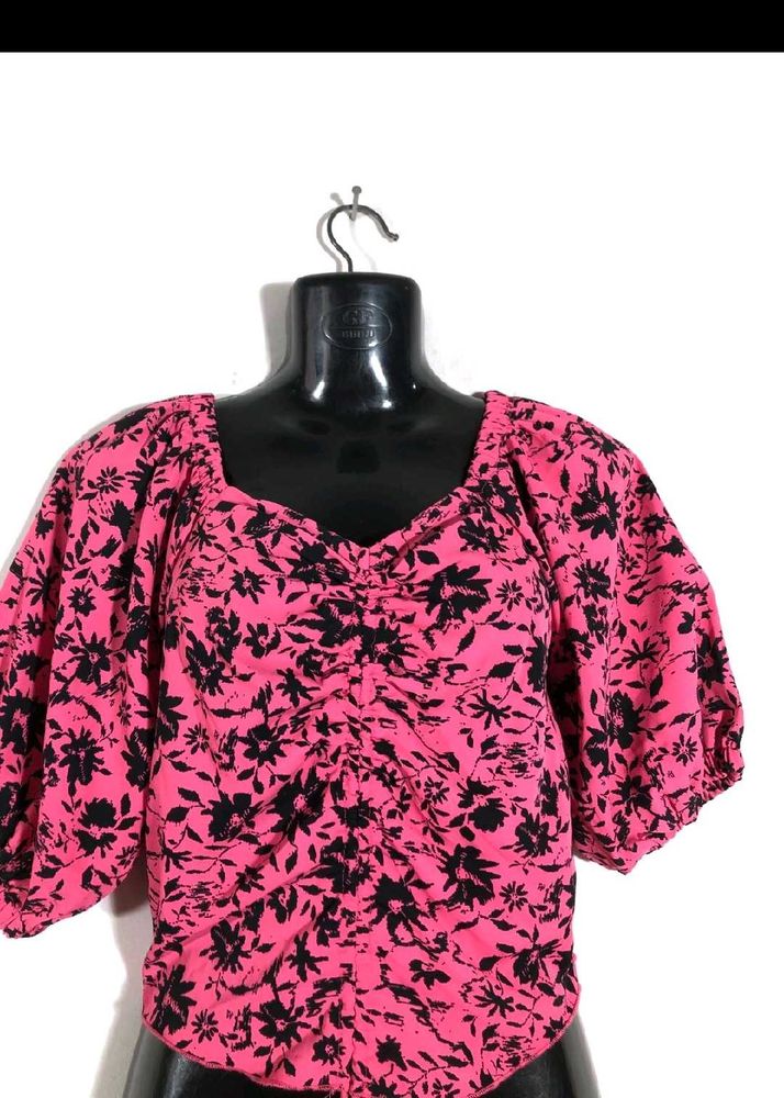 Pink Crop Top