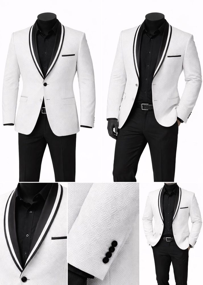 White Collar Blazer