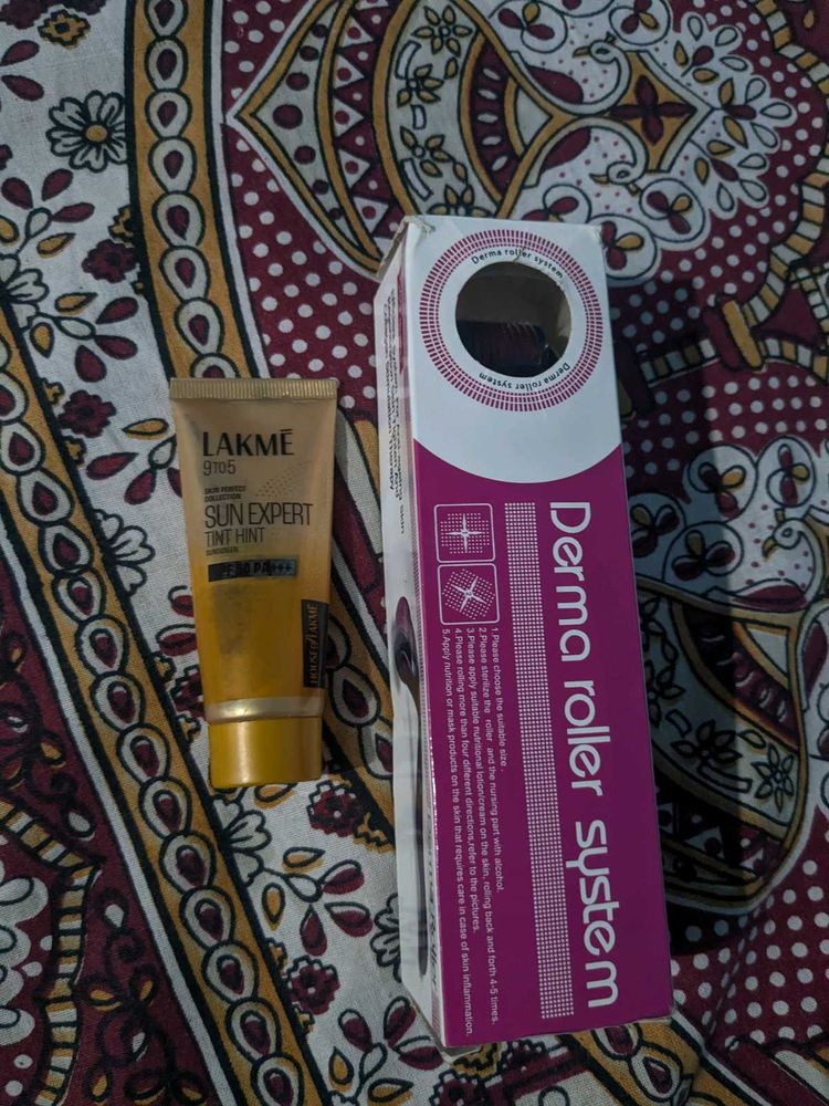 Lakme Sun Expert &amp; Derma Roller