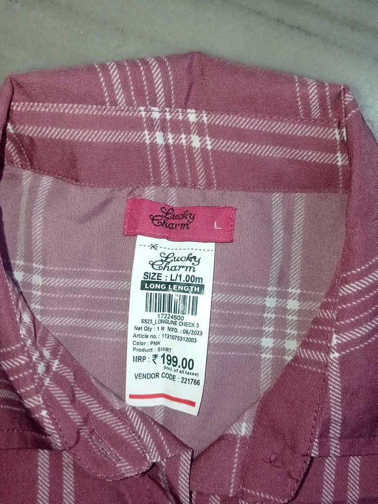 Pink Checked Shirt