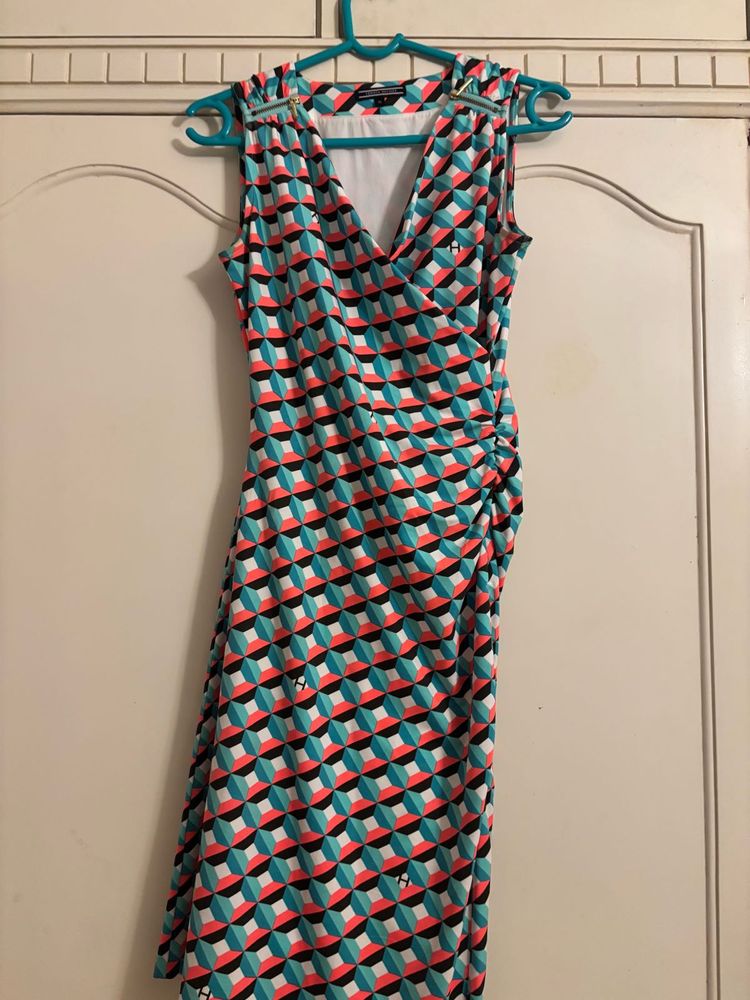 Geometric Print Dress
