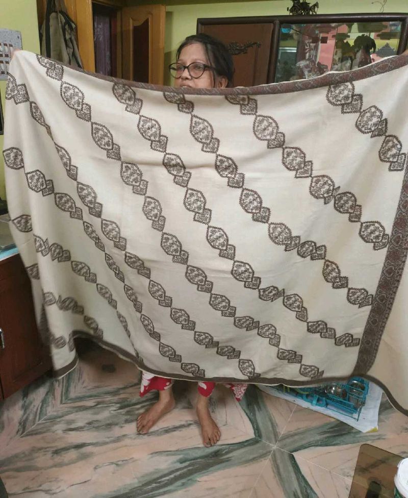 Elegant Embroidered Shawl