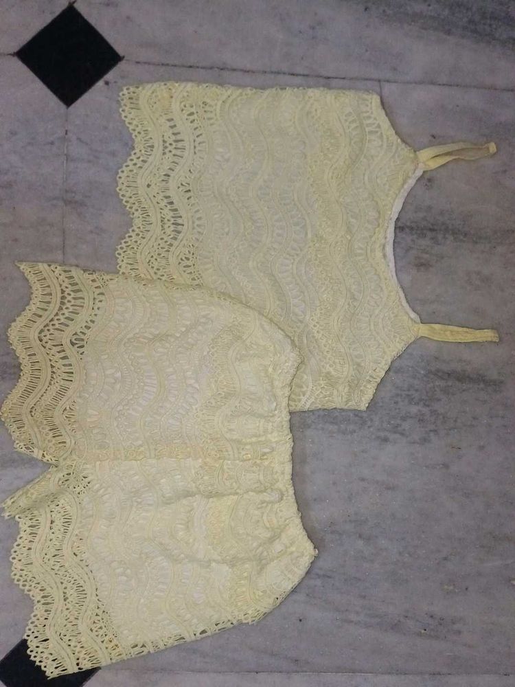 Shorts Coord Set 💛