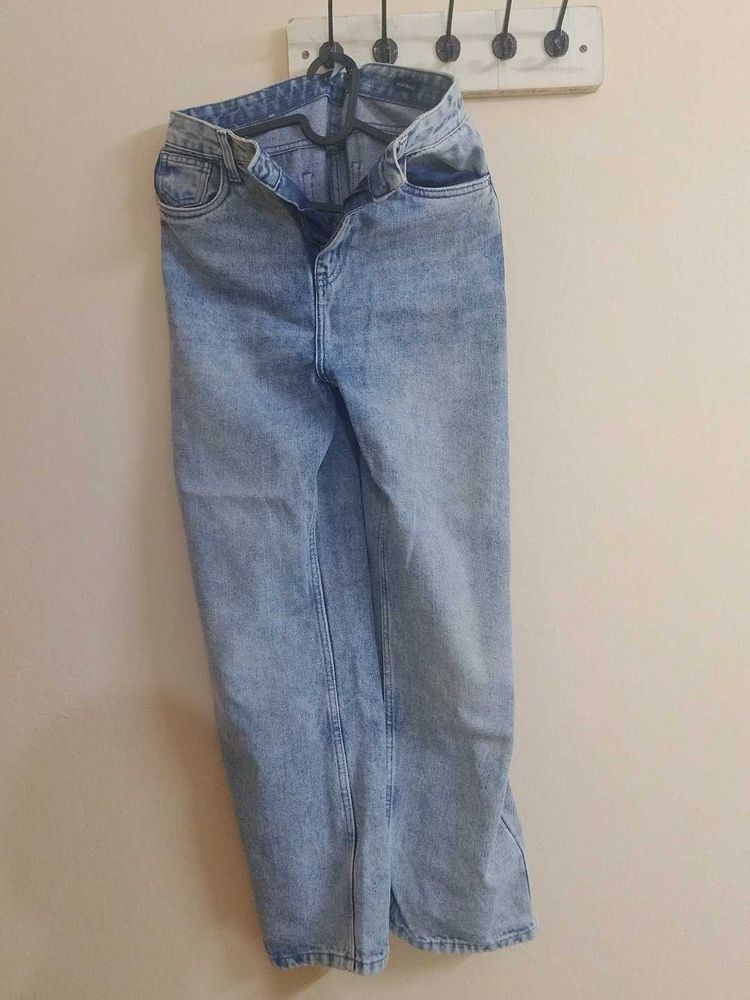 Acid Wash Denim Jeans