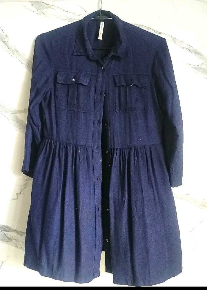 Pantaloons junior Blue Shirt Dress