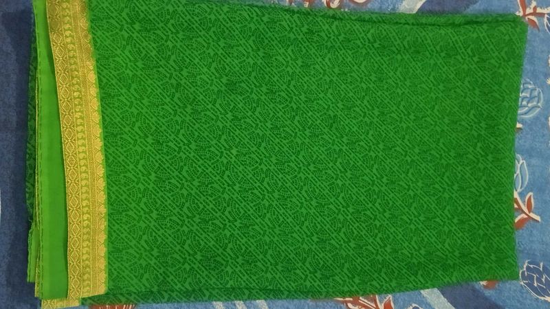 Green Saree