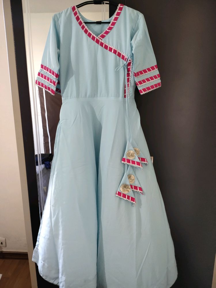 Party Wear Anarkali Suit With Dupatta