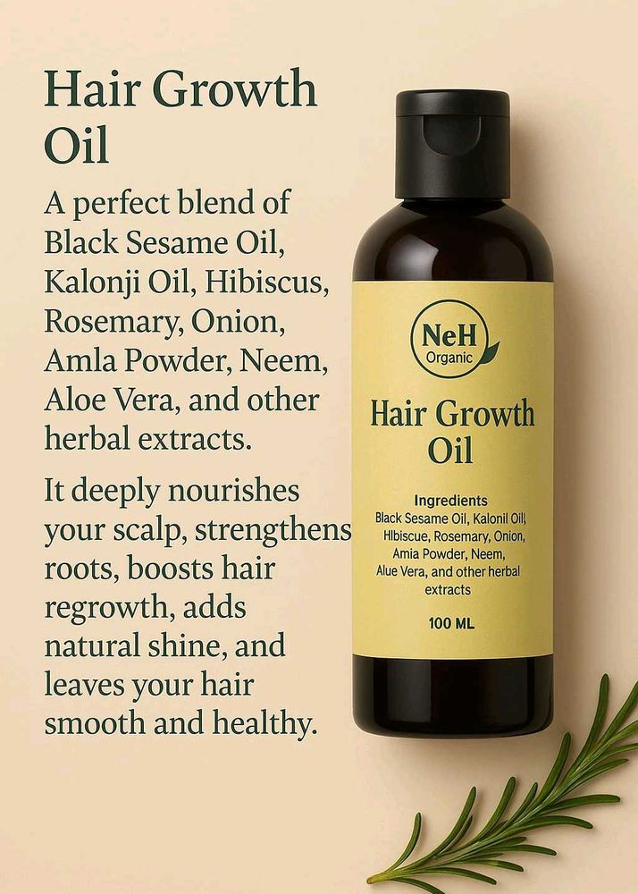 NeH Organic Hair Growth Oil