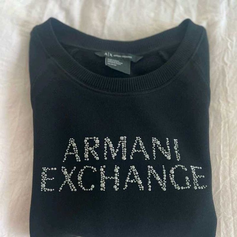 Armani Exchange Black Sweatshirt