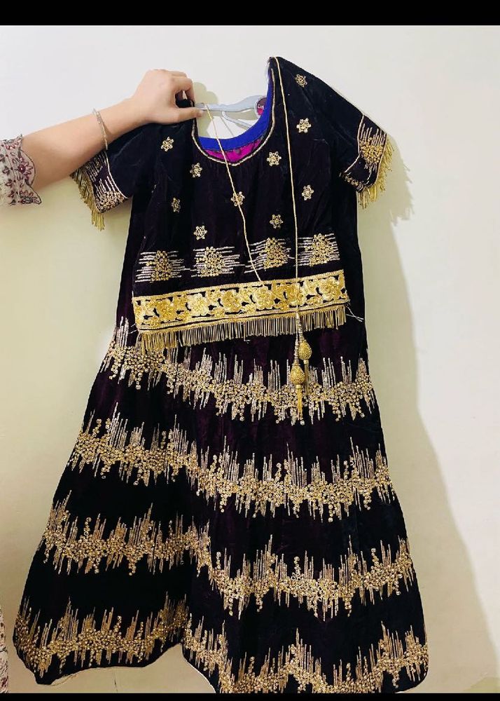 Velvet Lehenga Choli With Dupatta