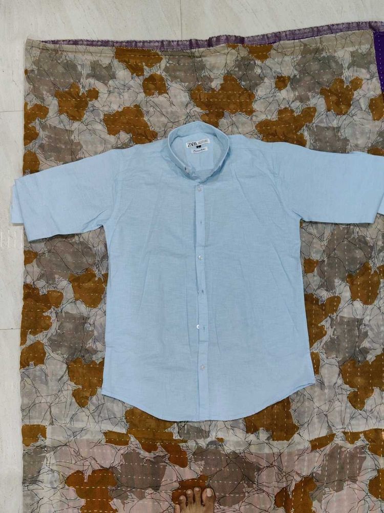 Light Blue Zara Shirt