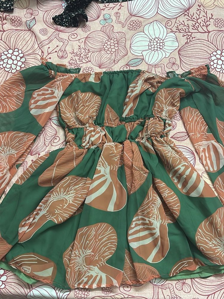 Boho Fit And Flare Mini Dress