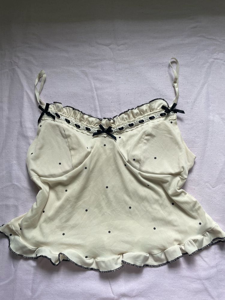Cute Polka Dot Cami Top