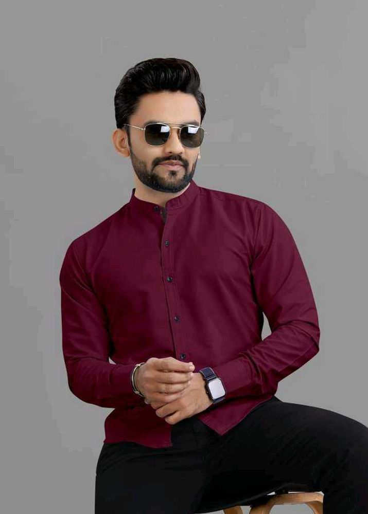 Maroon Casual Shirt