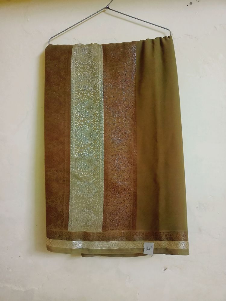 New Olive Green Saree