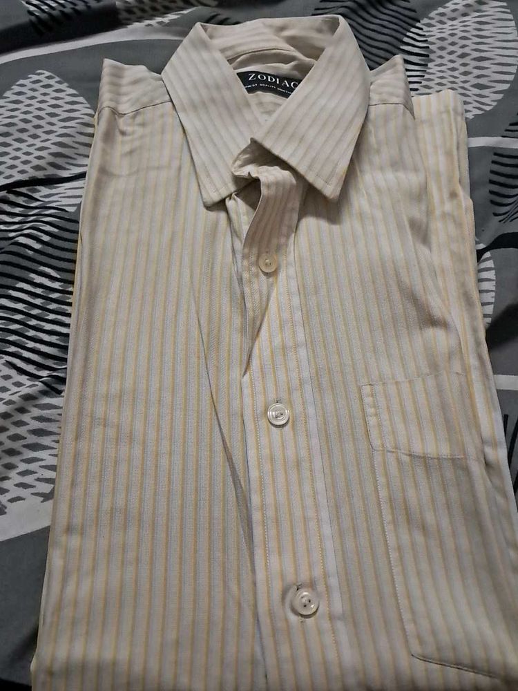 Zodiac Striped Button-Down Shirt